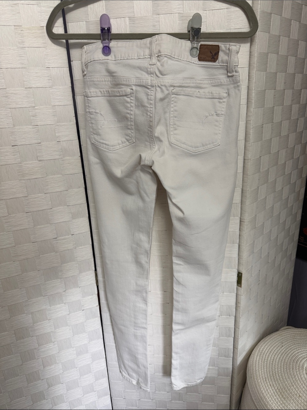 American Eagle Outfitters White Skinny Jeans